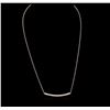 Image 1 : 14KT Rose Gold 0.84ctw Diamond Necklace