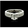 Image 1 : 18KT White Gold 1.67ctw Diamond Ring