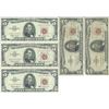 Image 1 : 1963 $5 Red Seal Bill Lot of 5