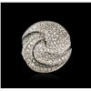 Image 1 : 18KT White Gold 2.23ctw Diamond Ring