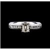 Image 1 : 0.75ctw Diamond Ring - Platinum