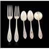 Image 1 : Mount Vernon by Lunt- Antique Sterling (5) Piece Lot. No Monograms