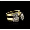 Image 3 : 18KT Yellow Gold 4.83ctw Diamond Ring