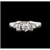 Image 1 : 1.30ctw Diamond Ring - 14KT White Gold