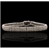 Image 1 : 18KT White Gold 6.76ctw Diamond Bracelet