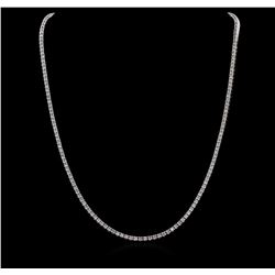 14KT White Gold 5.23ctw Diamond Necklace