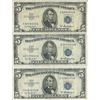 Image 1 : 1953 $5 Silver Certificate Currency Lot of 3