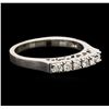 Image 2 : 14KT White Gold 0.25ctw Diamond Ring