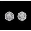 Image 1 : 4.69ctw Diamond Earrings - 14KT White Gold