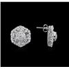 Image 2 : 4.69ctw Diamond Earrings - 14KT White Gold
