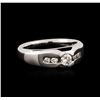 Image 2 : 14KT White Gold 0.55ctw Diamond Ring