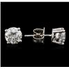 Image 2 : 14KT White Gold 1.79ctw Diamond Stud Earrings