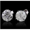 Image 1 : 14KT White Gold 2.31ctw Diamond Earrings