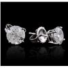 Image 2 : 14KT White Gold 2.31ctw Diamond Earrings