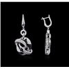 Image 2 : 14KT White Gold 0.63ctw Diamond Earrings