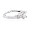 Image 2 : 14KT White Gold 1.19ctw Diamond Ring