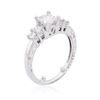 Image 3 : 14KT White Gold 1.19ctw Diamond Ring