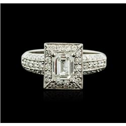 18KT White Gold 1.27ctw Diamond Ring