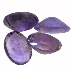 32.04ctw Oval Mixed Amethyst Parcel