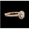 Image 2 : 0.95ctw Diamond Ring - 14KT Rose Gold