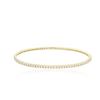 Image 1 : 14KT Yellow Gold 2.70ctw Diamond Bangle Bracelet
