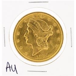 1904 $20 Au Liberty Head Double Eagle Gold Coin