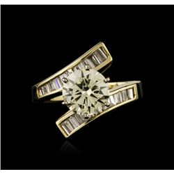 14KT Yellow Gold 2.38ctw Diamond Ring