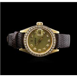 Geneve 18KT Yellow Gold Ladies Watch