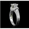 Image 4 : 18KT White Gold 2.54ctw Diamond Ring