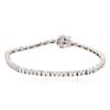 Image 1 : 18KT White Gold 2.55ctw Diamond Tennis Bracelet