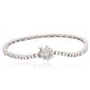 Image 2 : 18KT White Gold 2.55ctw Diamond Tennis Bracelet