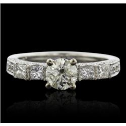 18KT White Gold 1.69ctw Diamond Ring