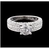 Image 1 : 18KT White Gold 1.86ctw Diamond Ring