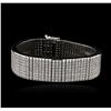 Image 1 : 14KT White Gold 15.43ctw Diamond Bracelet