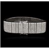 Image 2 : 14KT White Gold 15.43ctw Diamond Bracelet