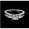 Image 1 : 14KT White Gold 1.56ctw Diamond Ring