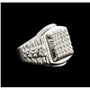 Image 2 : 1.00ctw Diamond Ring - 14KT White Gold