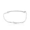 Image 2 : 14KT White Gold 0.22ctw Diamond Bracelet