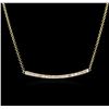 Image 2 : 14KT Yellow Gold 0.84ctw Diamond Necklace