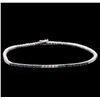 Image 1 : 14KT White Gold 2.53ctw Blue Diamond Bracelet