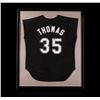 Image 1 : Frank Thomas Framed Autographed Jersey