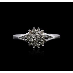 14KT White Gold 0.10ctw Diamond Ring