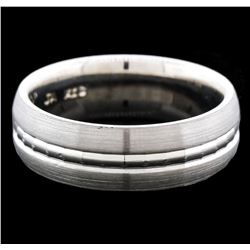 14KT White Gold Band Ring