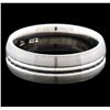 Image 1 : 14KT White Gold Band Ring
