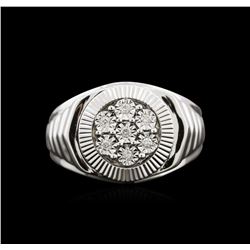 0.10ctw Diamond Ring - 14KT White Gold