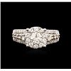 Image 1 : 14KT White Gold 2.06ctw Diamond Ring