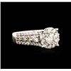 Image 2 : 14KT White Gold 2.06ctw Diamond Ring