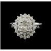 Image 1 : 1.27ctw Diamond Ring - 14KT White Gold