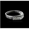 Image 2 : 14KT White Gold 0.50ctw Diamond Ring