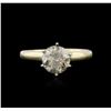 Image 1 : 14KT Yellow Gold 1.87ct Brilliant Cut Diamond Solitaire Ring